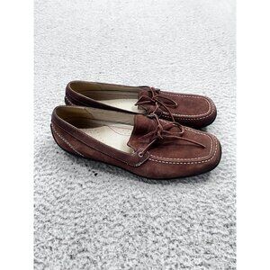 Men's Red Wings Brown Leather Classic Moccasin Style Loafer Shoes Size 9 B